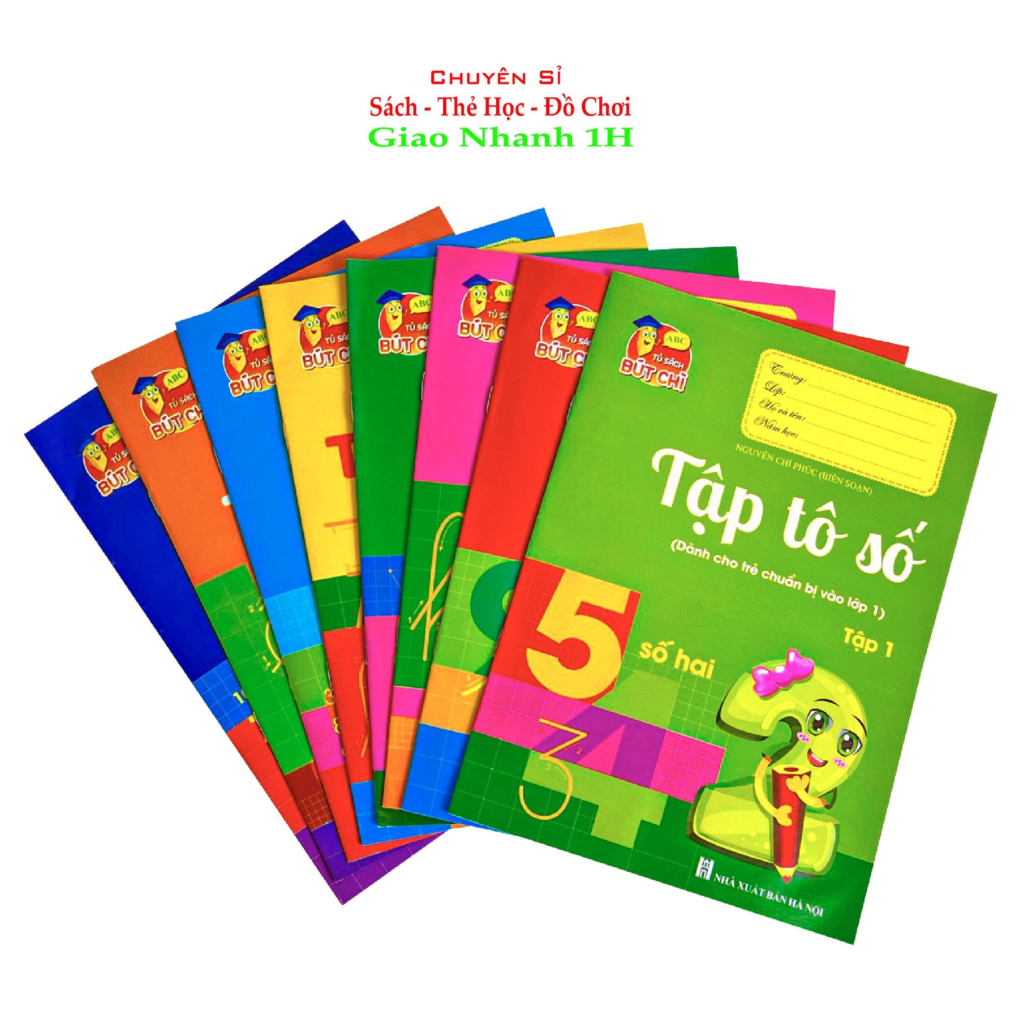 Combo 8 Cuốn Bộ Sách Chuẩn Bị Cho Bé Vào Lớp 1