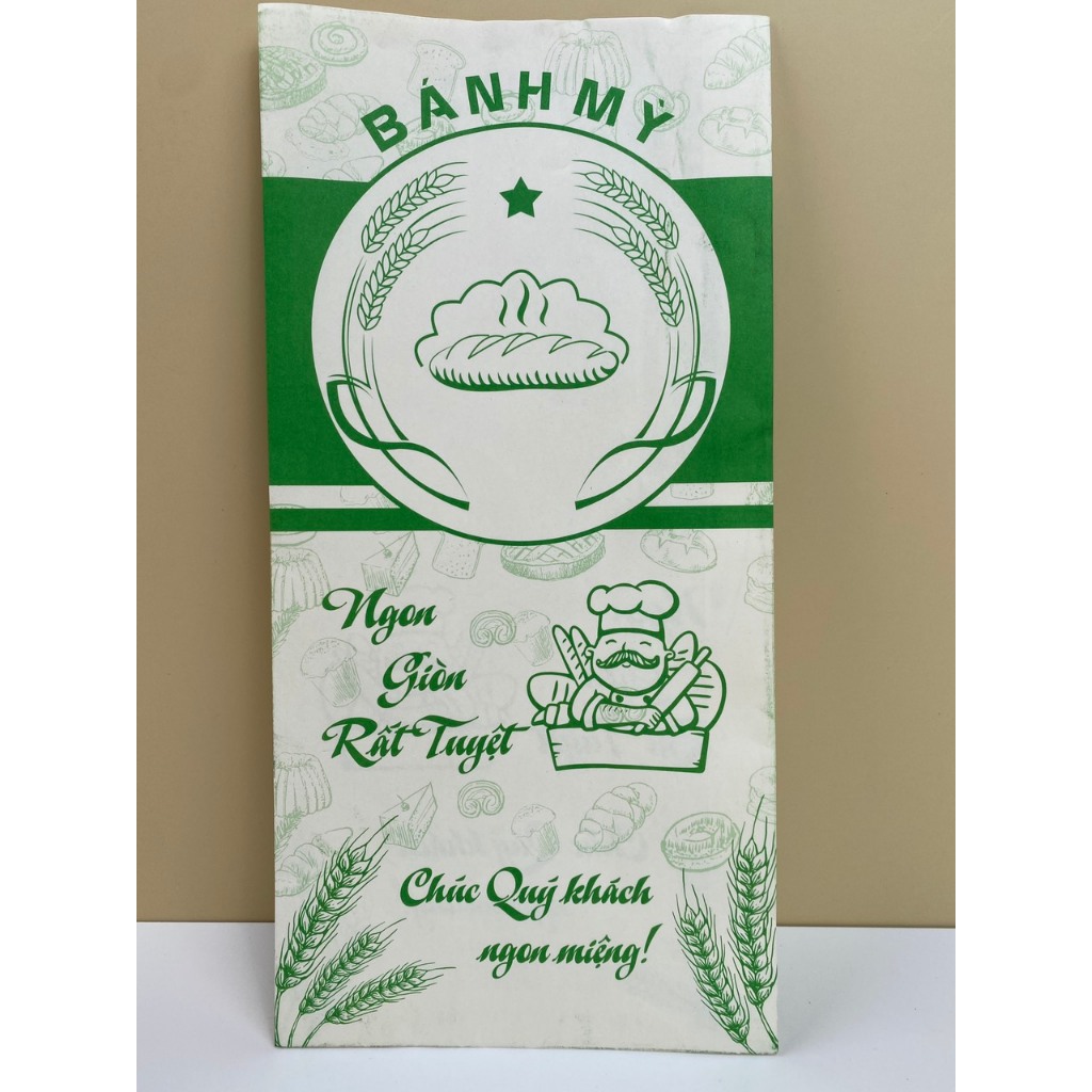 Combo 500 vỏ túi đựng bánh mì pate đặc ruột giá cực rẻ các size in 12*23 mix màu. Có sỉ lẻ thiết kế mẫu theo yêu cầu